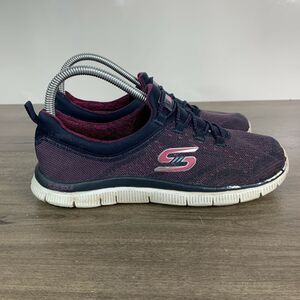 Skechers WOMEN'S Plum Purple Summits Cool Memory Foam Sneakers Size 7.5 US